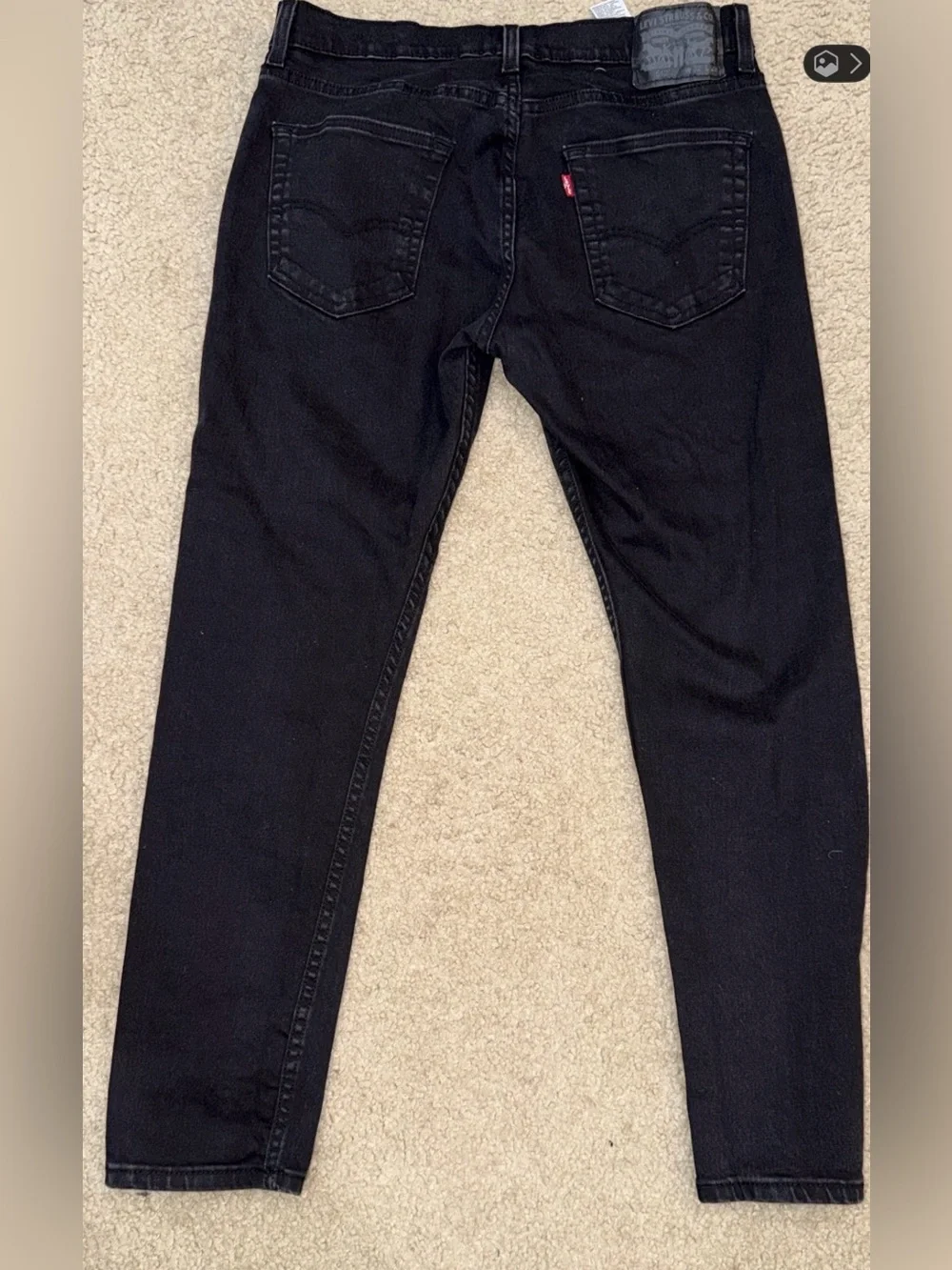 Levi's Men's Slim Fit Jeans in Black - W 32 x L 29